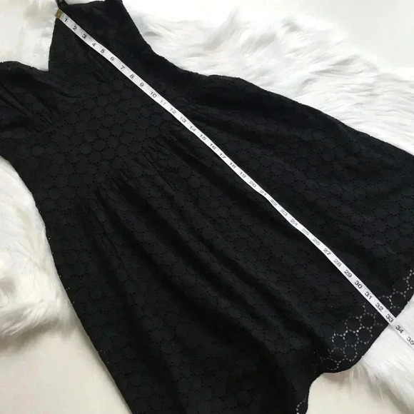 Tweeds Eyelet Adjustable Strap Sleeveless Dress - Picture 6 of 7